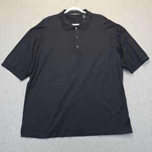 Carnoustie LTD Mercerized Cotton Polo Shirt XXL Black Golf Performance